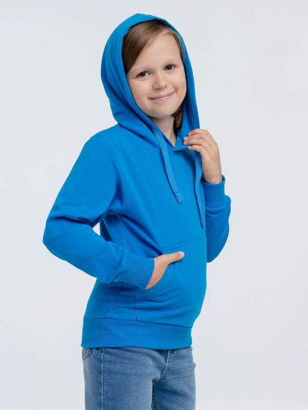 Худи детское Kirenga Kids 2.0, бирюзовое арт.16211.14