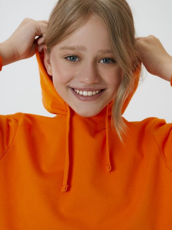 Худи детское Kirenga Kids 2.0, оранжевое арт.16211.20