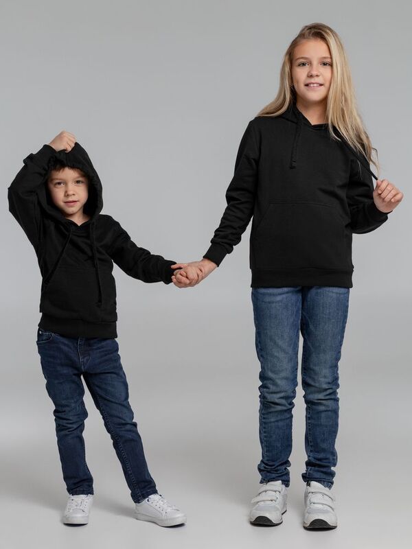 Худи детское Kirenga Kids 2.0, черное арт.16211.30