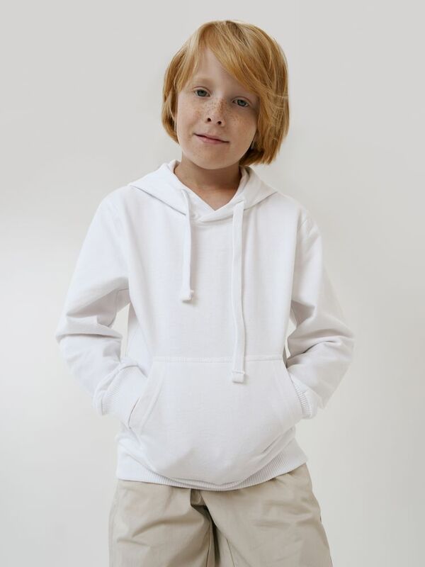 Худи детское Kirenga Kids 2.0, белое арт.16211.60