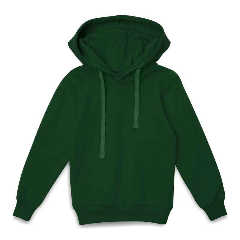 Худи детское Kirenga Kids 2.0, темно-зеленое арт.16211.90