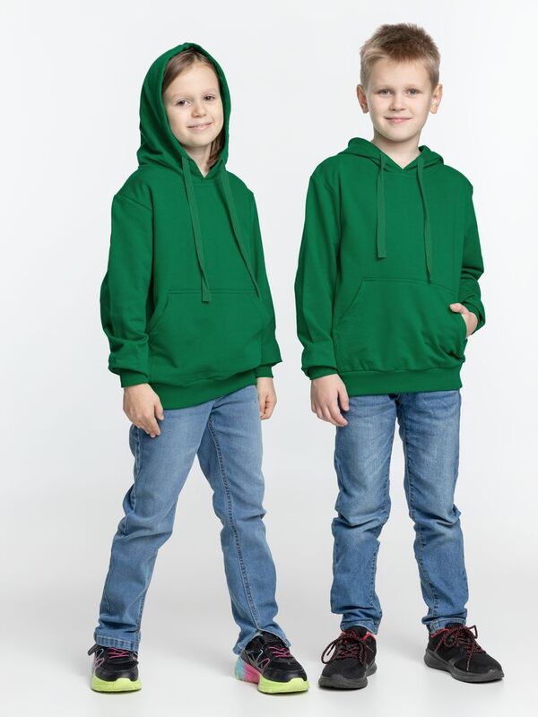 Худи детское Kirenga Kids 2.0, зеленое арт.16211.92