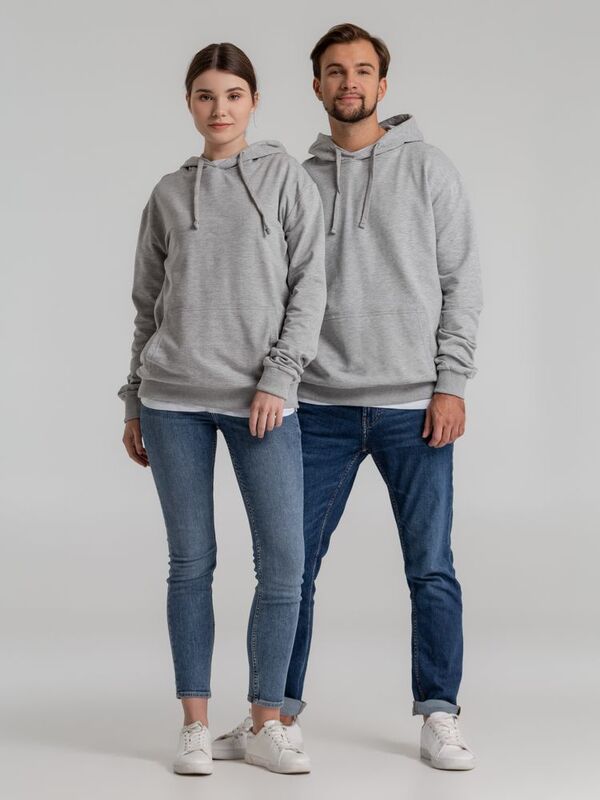 Худи Kirenga 2.0, серый меланж арт.16212.11