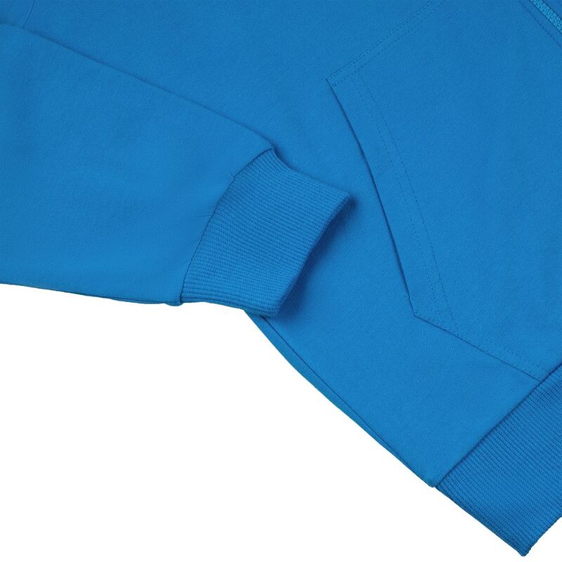 Толстовка на молнии с капюшоном Siverga 2.0, бирюзовая арт.16213.14