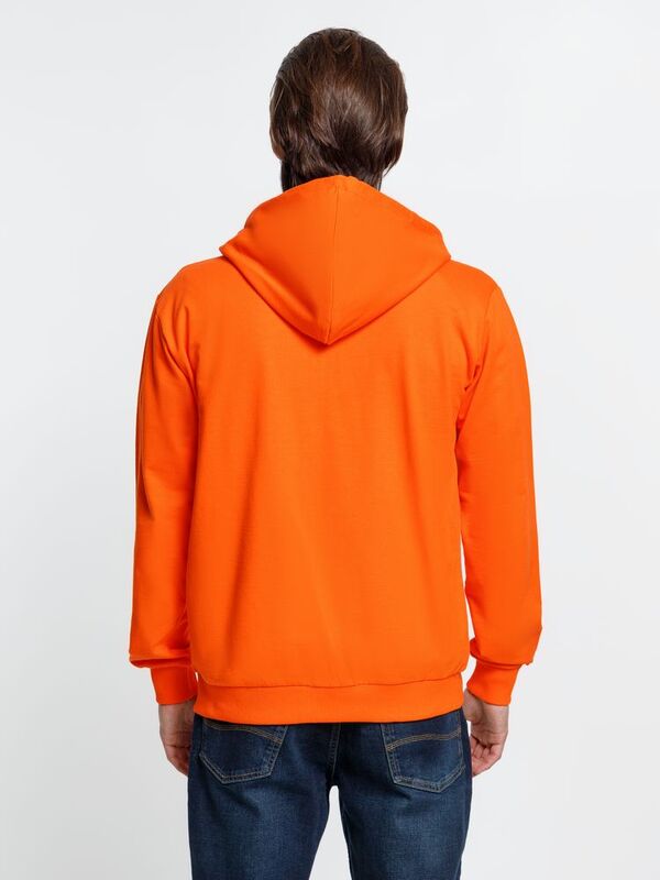 Толстовка на молнии с капюшоном Siverga 2.0, оранжевая арт.16213.20