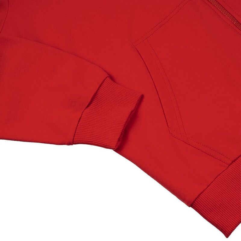 Толстовка на молнии с капюшоном Siverga 2.0, красная арт.16213.50