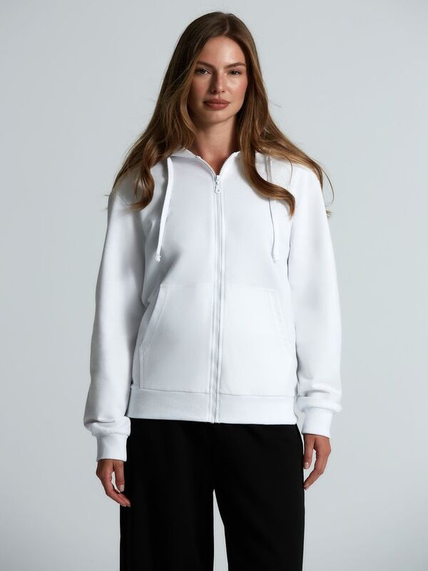 Толстовка на молнии с капюшоном Siverga 2.0, белая арт.16213.60