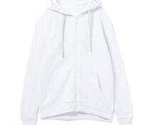 Толстовка на молнии с капюшоном Siverga 2.0, белая арт.16213.60