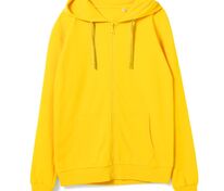 Толстовка на молнии с капюшоном Siverga 2.0, желтая арт.16213.80