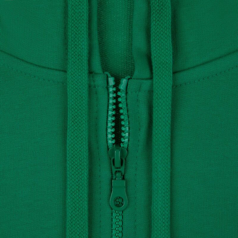 Толстовка на молнии с капюшоном Siverga 2.0, зеленая арт.16213.92
