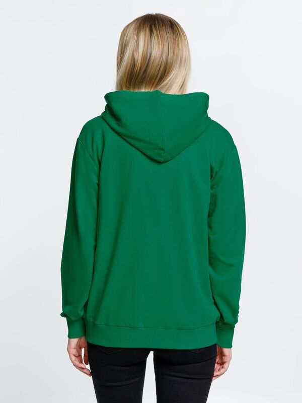 Толстовка на молнии с капюшоном Siverga 2.0, зеленая арт.16213.92
