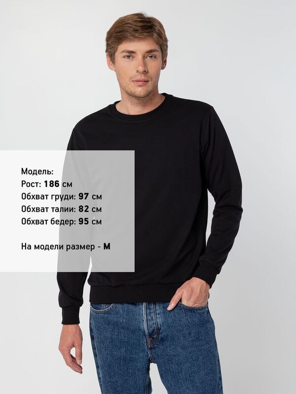 Свитшот Toima 2.0, черный арт.16214.30