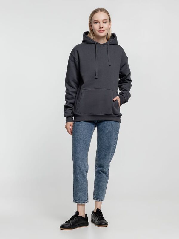 Худи Kirenga Heavy 2.0, темно-серое (графит) арт.16215.10