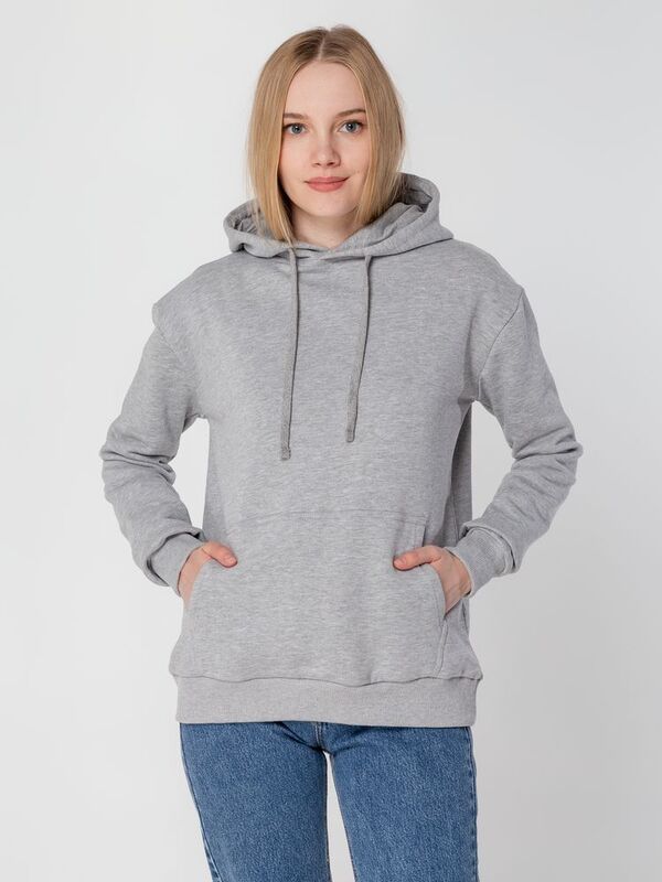 Худи Kirenga Heavy 2.0, серый меланж арт.16215.11