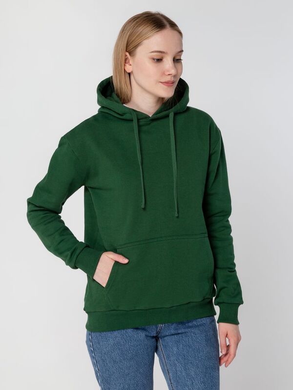 Худи Kirenga Heavy 2.0, темно-зеленое арт.16215.90