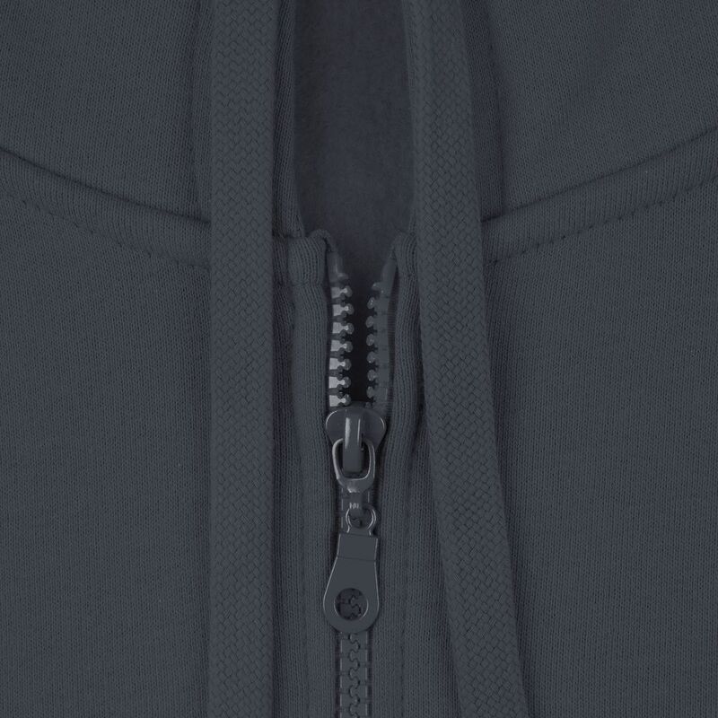 Толстовка на молнии с капюшоном Siverga Heavy 2.0, темно-серая (графит) арт.16216.10