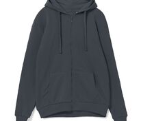 Толстовка на молнии с капюшоном Siverga Heavy 2.0, темно-серая (графит) арт.16216.10