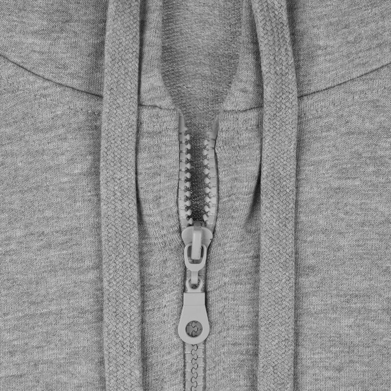 Толстовка на молнии с капюшоном Siverga Heavy 2.0, серый меланж арт.16216.11