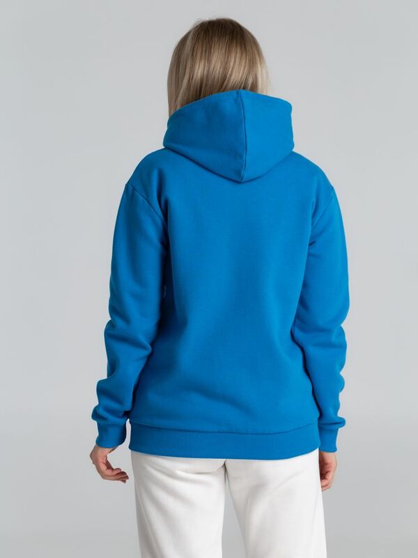 Толстовка на молнии с капюшоном Siverga Heavy 2.0, бирюзовая арт.16216.14