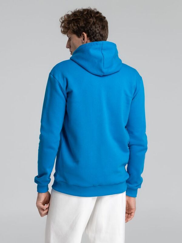 Толстовка на молнии с капюшоном Siverga Heavy 2.0, бирюзовая арт.16216.14