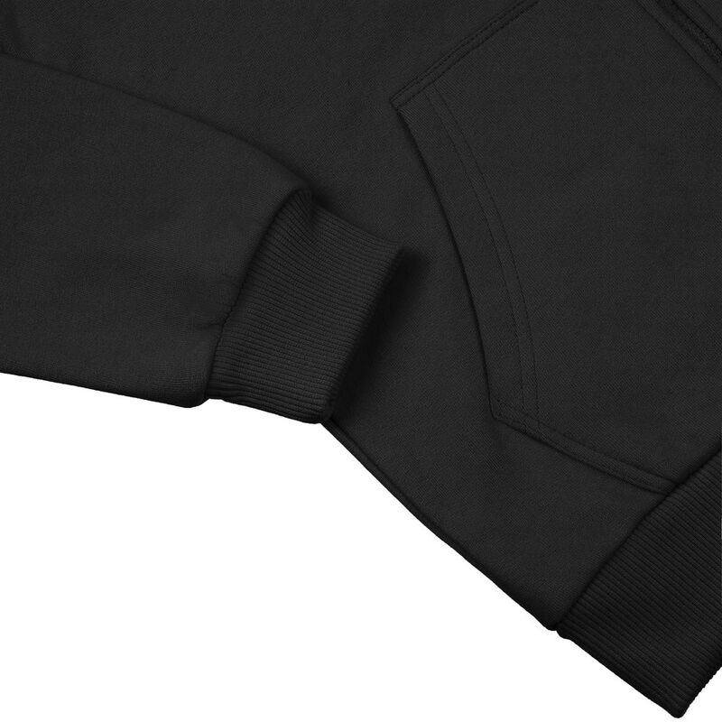 Толстовка на молнии с капюшоном Siverga Heavy 2.0, черная арт.16216.30