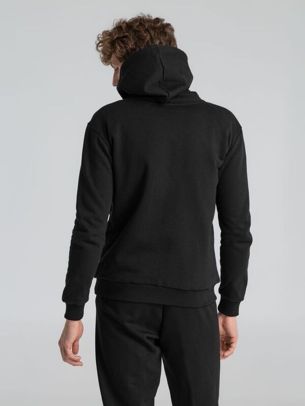 Толстовка на молнии с капюшоном Siverga Heavy 2.0, черная арт.16216.30