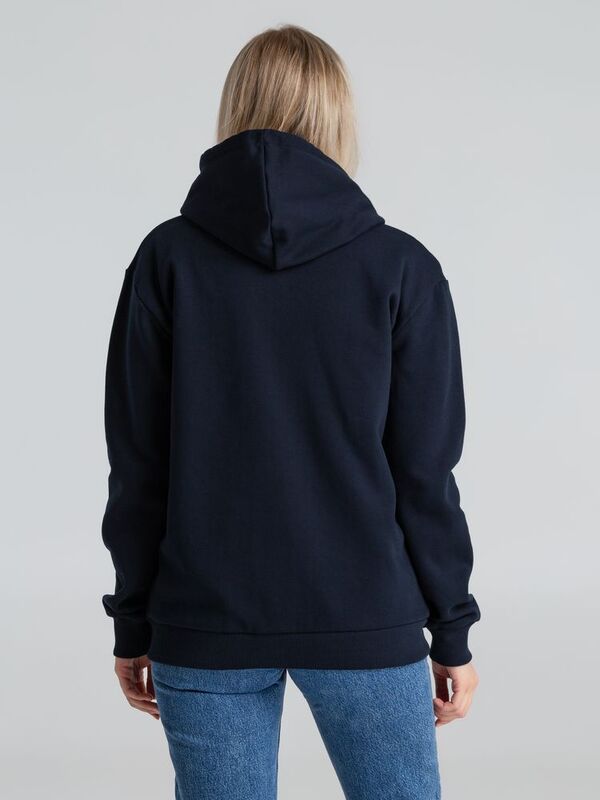 Толстовка на молнии с капюшоном Siverga Heavy 2.0, темно-синяя арт.16216.40