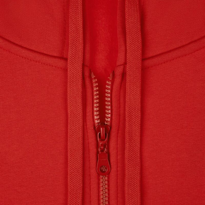 Толстовка на молнии с капюшоном Siverga Heavy 2.0, красная арт.16216.50