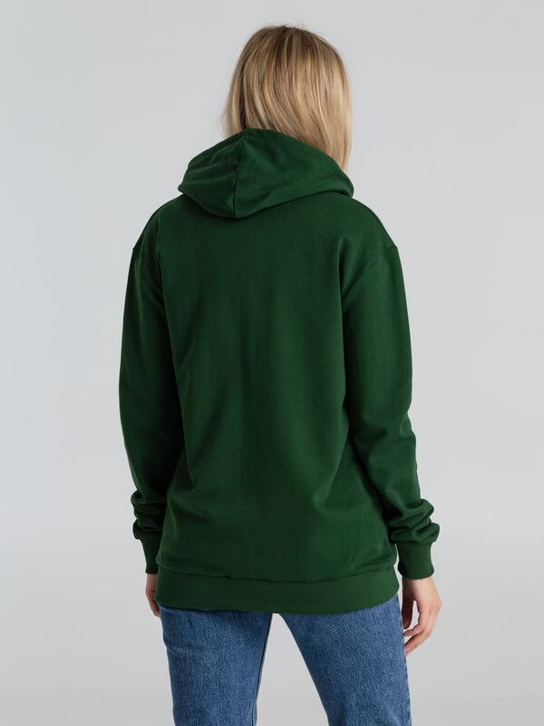 Толстовка на молнии с капюшоном Siverga Heavy 2.0, темно-зеленая арт.16216.90