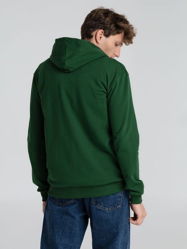 Толстовка на молнии с капюшоном Siverga Heavy 2.0, темно-зеленая арт.16216.90