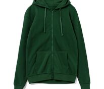 Толстовка на молнии с капюшоном Siverga Heavy 2.0, темно-зеленая арт.16216.90