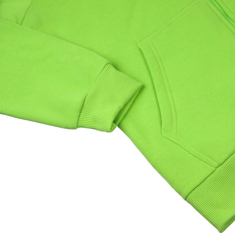 Толстовка на молнии с капюшоном Siverga Heavy 2.0, зеленое яблоко арт.16216.94