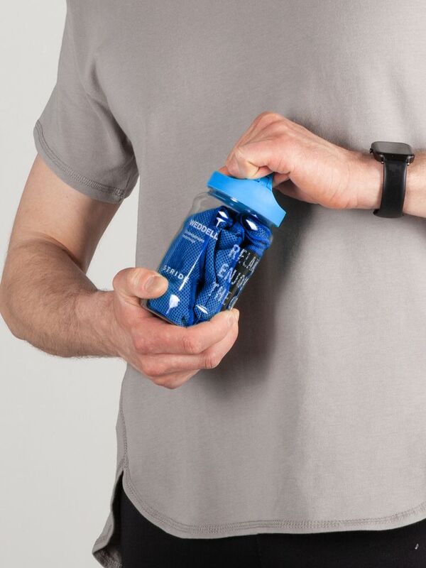 Охлаждающее полотенце Weddell, синее арт.5965.40