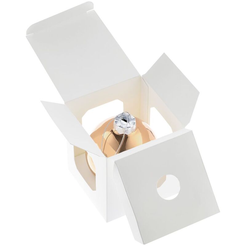 Елочный шар Finery Gloss, 8 см, глянцевый золотистый арт.17662.00