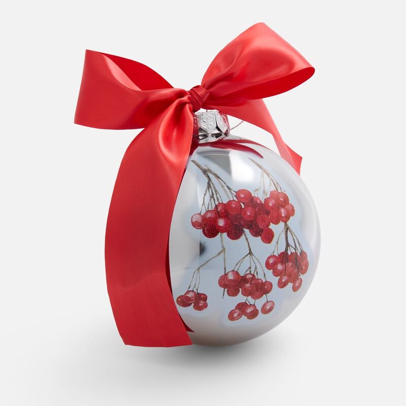 Елочный шар Finery Gloss, 8 см, глянцевый серебристый арт.17662.10