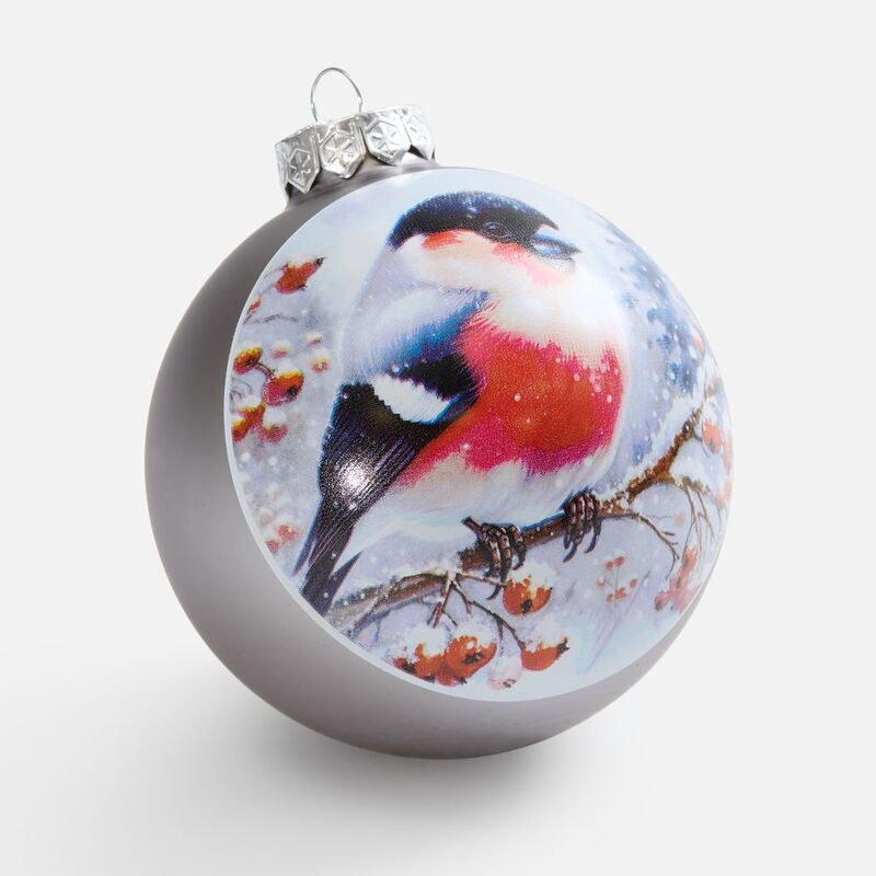 Елочный шар Finery Matt, 8 см, матовый серебристый арт.17663.10