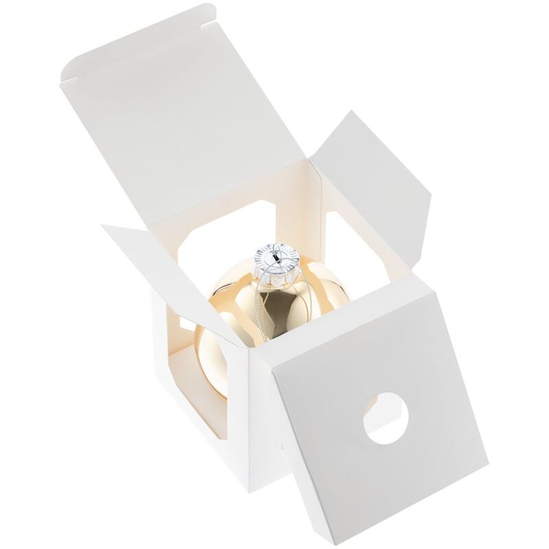 Елочный шар Finery Gloss, 10 см, глянцевый золотистый арт.17664.00