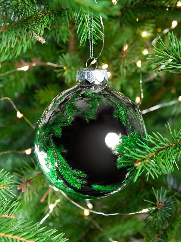 Елочный шар Finery Gloss, 10 см, глянцевый серебристый арт.17664.10