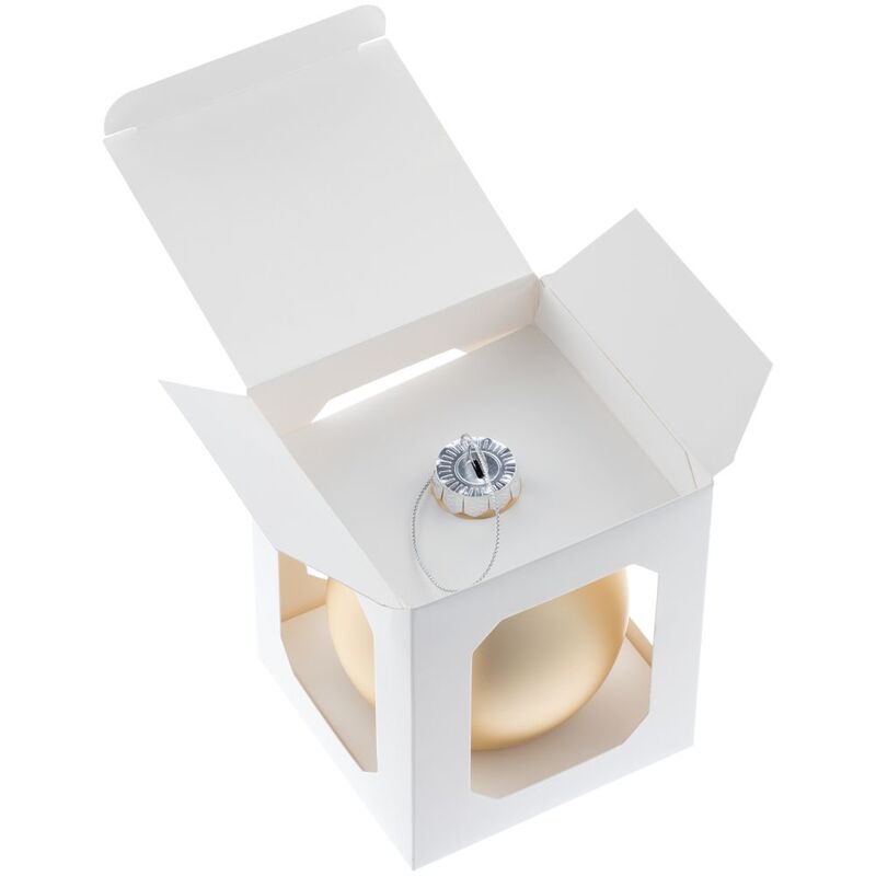 Елочный шар Finery Matt, 10 см, матовый золотистый арт.17665.00