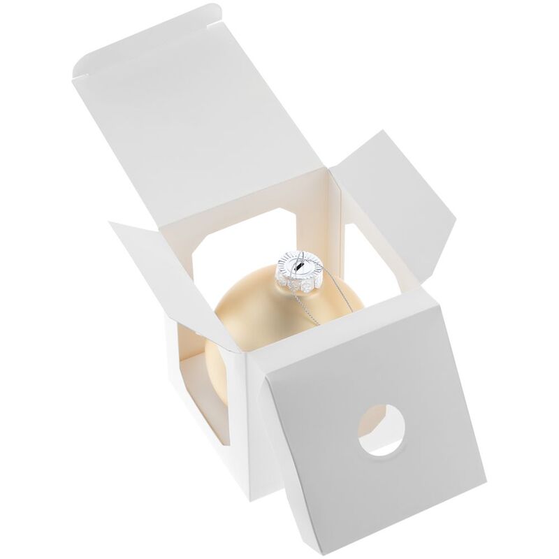 Елочный шар Finery Matt, 10 см, матовый золотистый арт.17665.00