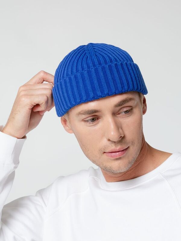 Шапка Hipsta, синяя (василек) арт.15691.40