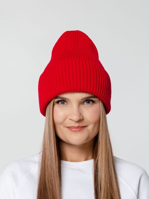Шапка Flette, красная (алая) арт.15692.50