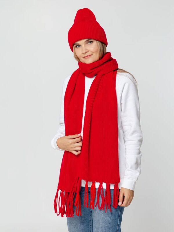 Шапка Flette, красная (алая) арт.15692.50