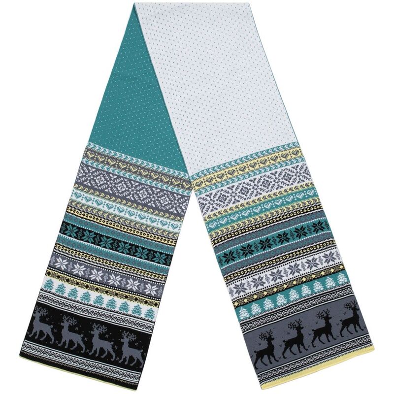 Шарф Mirakler, зеленый с желтым арт.16279.48