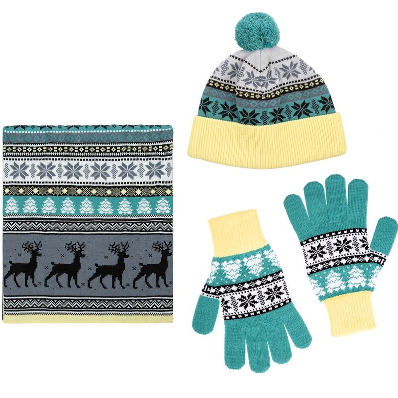 Шарф Mirakler, зеленый с желтым арт.16279.48