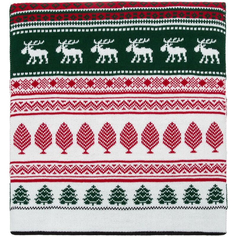 Шарф Mirakler, красный с зеленым арт.16279.59