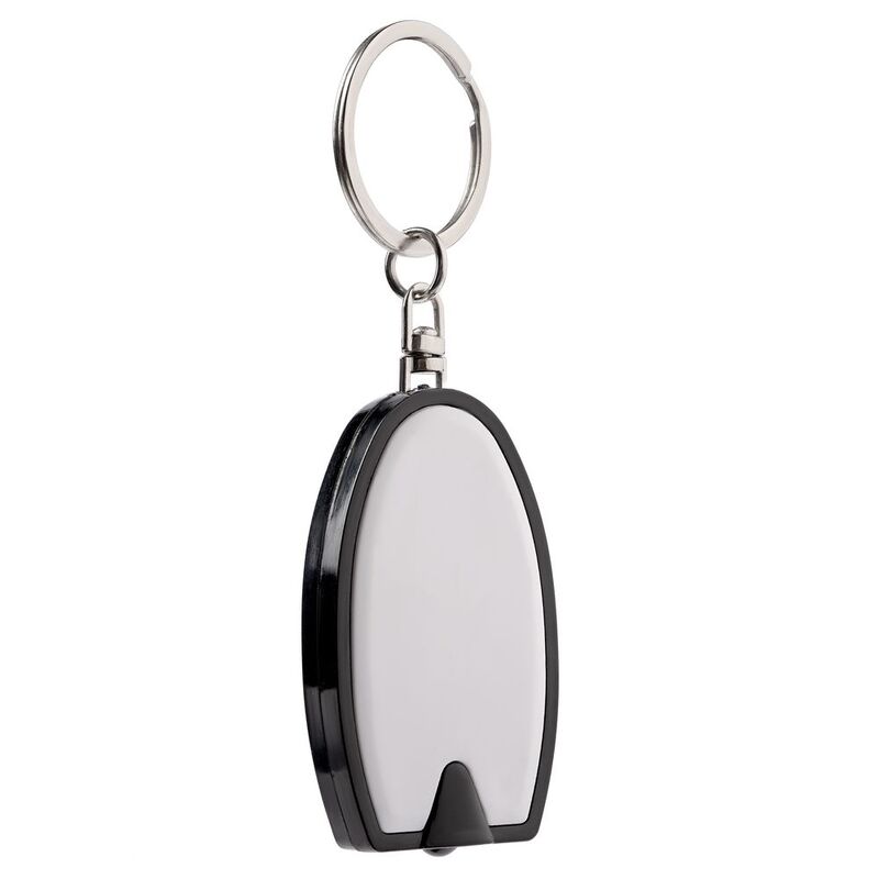 Брелок-фонарик Vivid, ver.2, белый с черным арт.15697.60