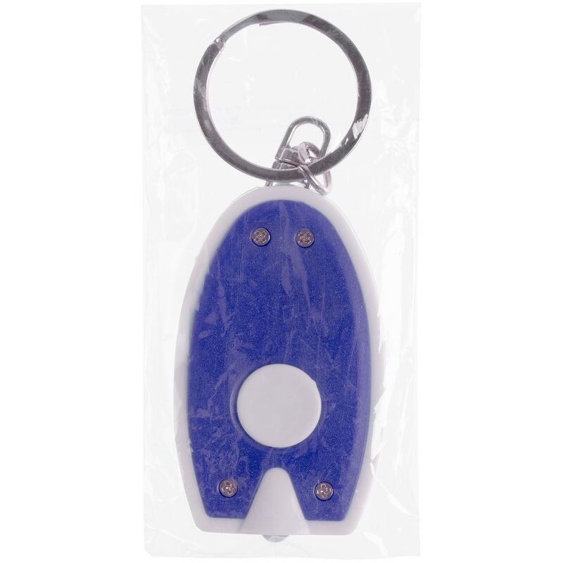Брелок-фонарик Vivid, ver.2, синий с белым арт.15697.40