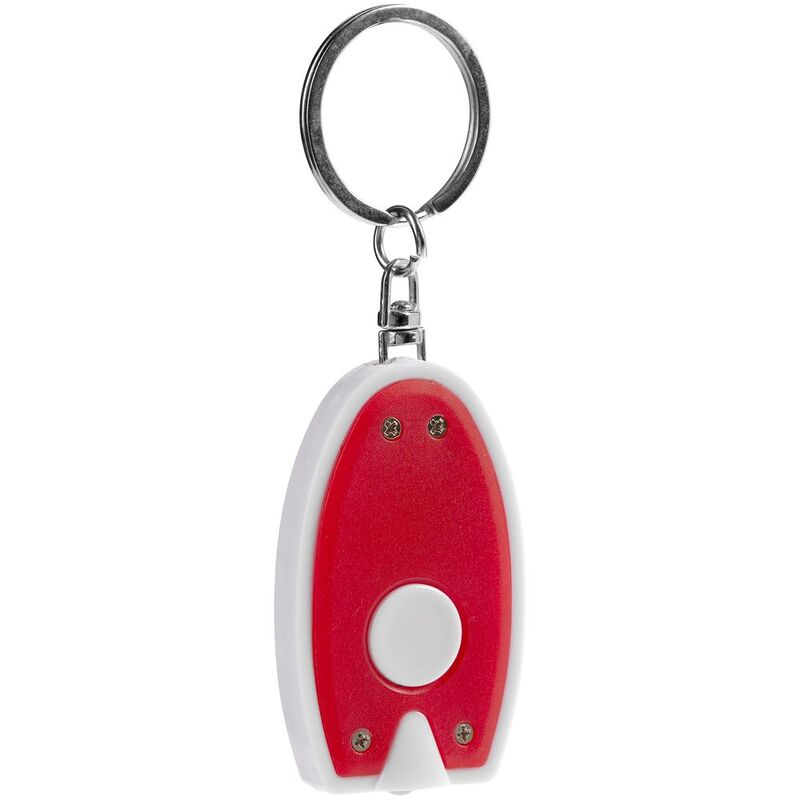 Брелок-фонарик Vivid, ver.2, красный с белым арт.15697.50