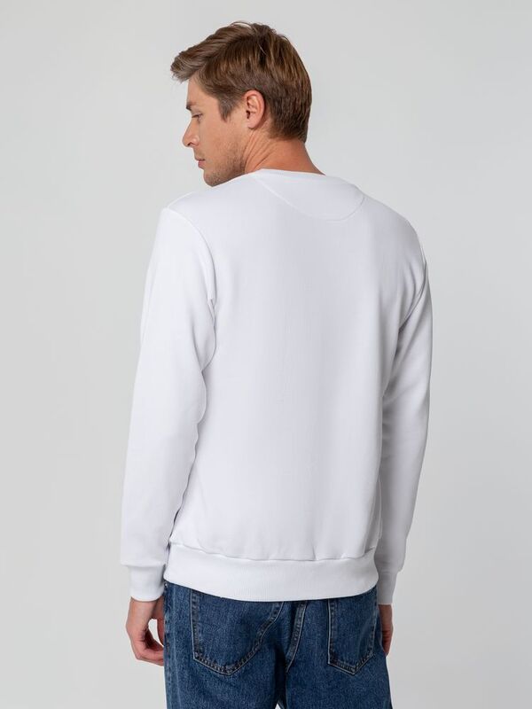 Свитшот унисекс Sublimatism, белый арт.15641.60